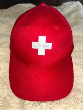 Switzerland Baseball Cap with White Cross